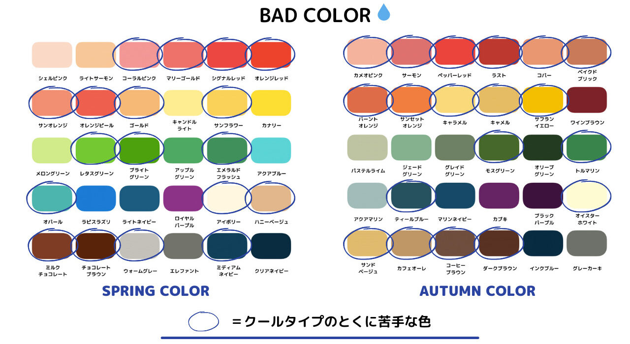 パーソナルカラー診断12タイプ分類 クールサマーの特徴 パーソナルカラー 骨格診断のリュクスエモード Luxe Et Mode